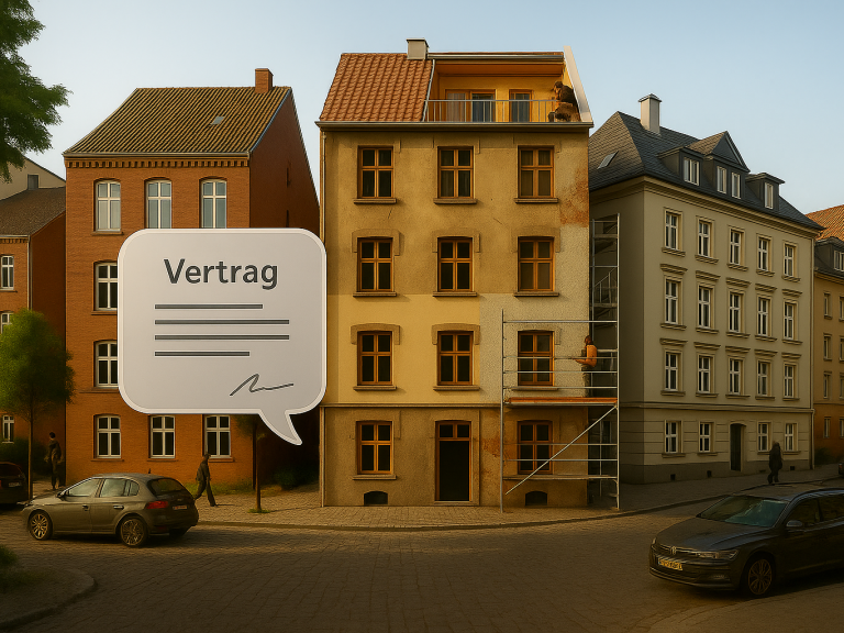 Mehrfamilienhaus in Frankfurt, saniert mit Unterstützung von HausHoch Consult, Beratung, Kauf Verkauf Bewertung