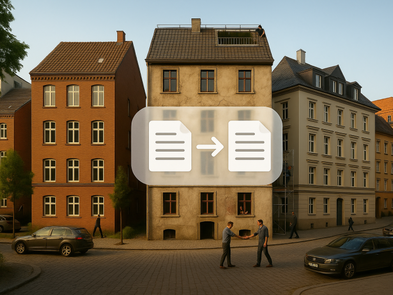 Mehrfamilienhaus in Frankfurt, saniert mit Unterstützung von HausHoch Consult, Beratung, Kauf Verkauf Bewertung